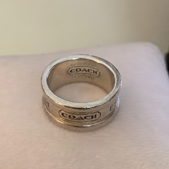 Coach sterling silver ring. Est. 1941